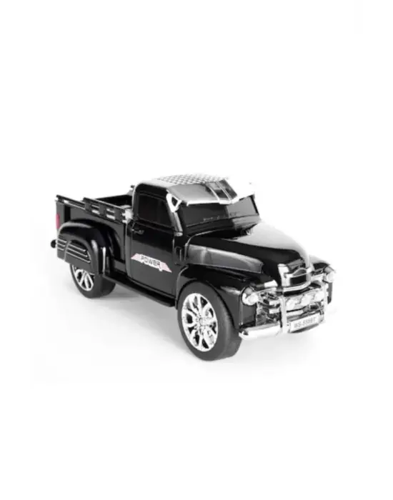 Şarjlı Nostaljik Çalar Kamyon Bluetooth Fm Radyo Tf Mp3 Siyah