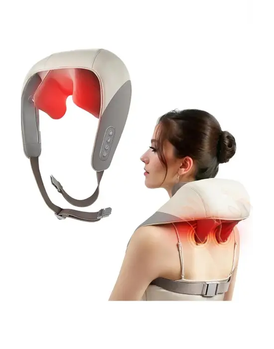 Şarjlı Ovmalı Isıtmalı Masaj Aleti Insan Eli Yoğurma Hissi