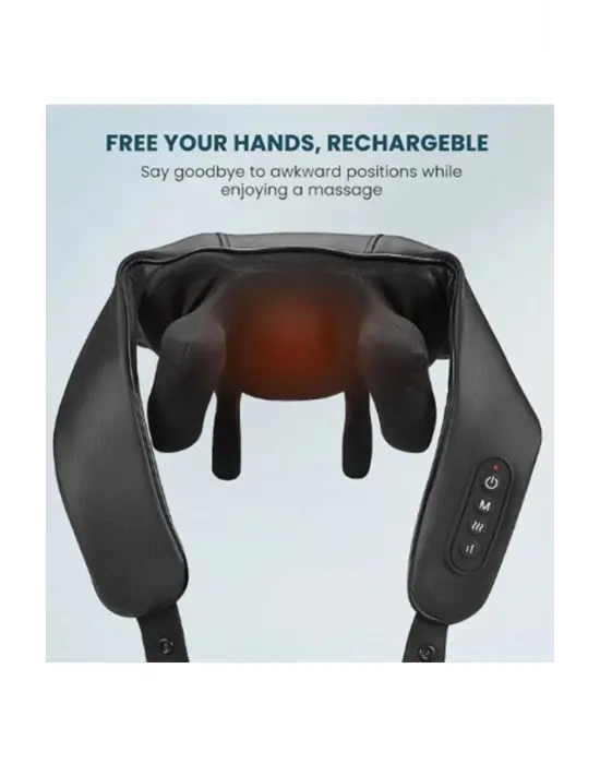 Şarjlı Ovmalı Isıtmalı Masaj Aleti Insan Eli Yoğurma Hissi  Yeni Model