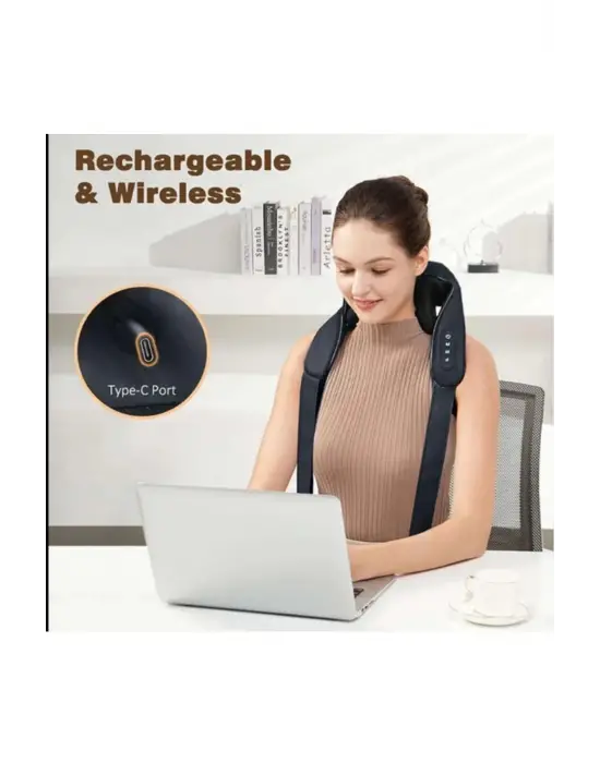 Şarjlı Ovmalı Isıtmalı Masaj Aleti Insan Eli Yoğurma Hissi  Yeni Model