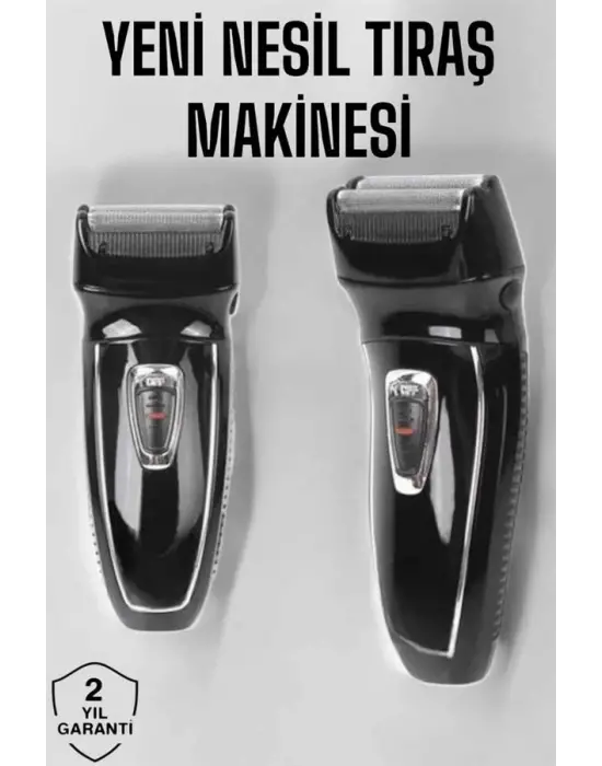 Şarjlı Paslanmaz Çelik Bıçaklı Ve Kablosuz Saç Sakal Tıraş Makinesi