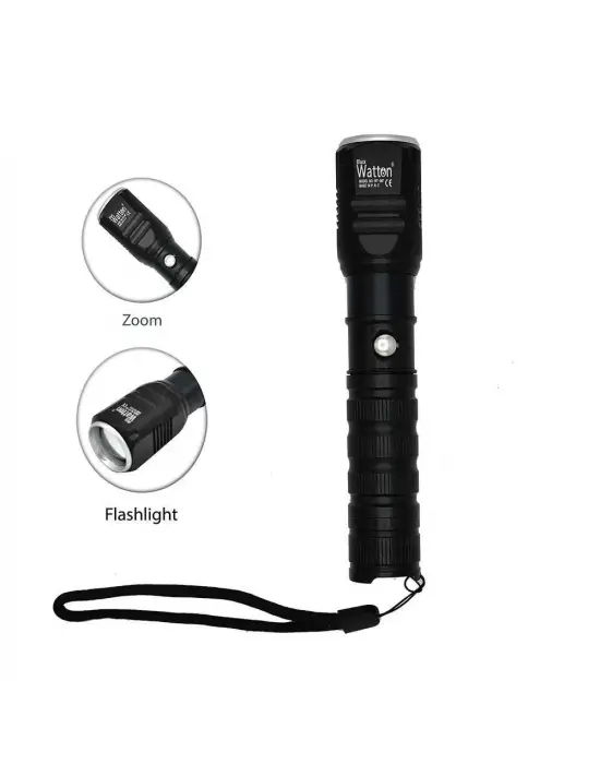 Şarjlı Pilli Zoomlu El Feneri  Wt-087