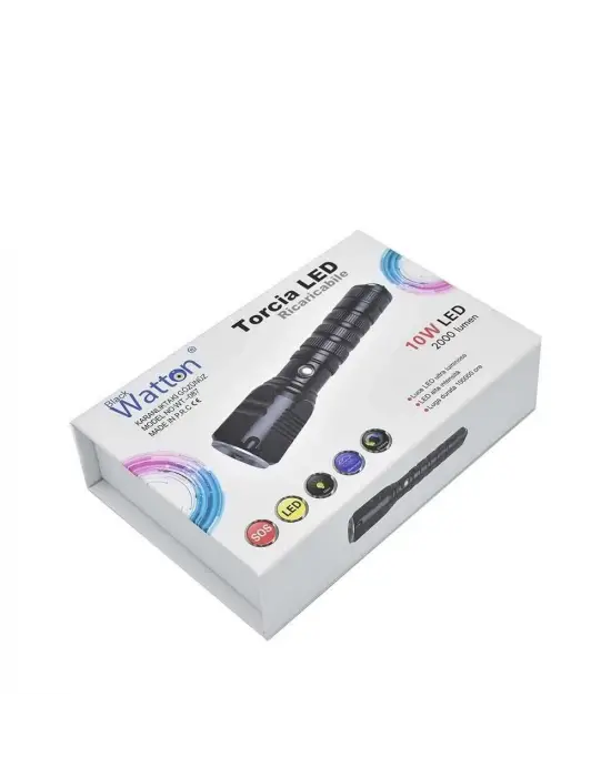 Şarjlı Pilli Zoomlu El Feneri  Wt-087