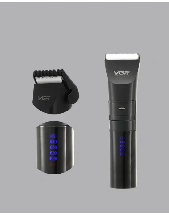 Şarjlı Saç Kesme Makinesi – 4 Taraklı, 2 Kademeli Güç Ayarı, Uzun Pil Ömrü