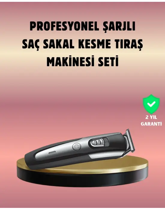 Şarjlı Saç Sakal Kesim Makinesi Detaylı Kesim İçin Hassas Başlıklı