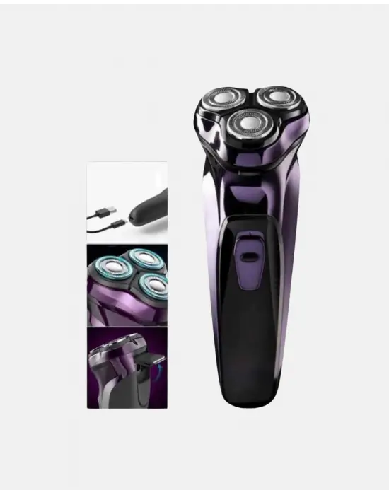 Şarjlı Saç Ve Sakal Tıraş Makinesi Kablosuz Kompakt Tasarımlı