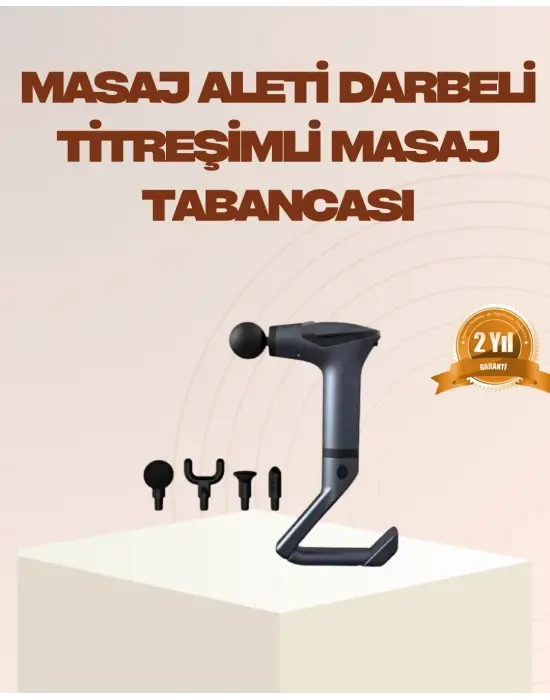 Şarjlı Taşınabilir 3in1 Titreşimli Masaj Aleti Esneme Bantlı