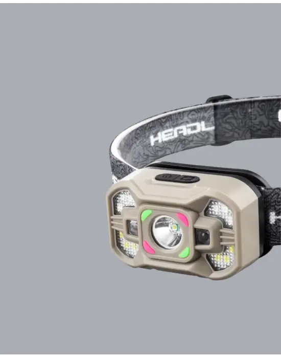 Şarjlı Wave Sensörlü Led Kafa Feneri Outdoor Kullanım