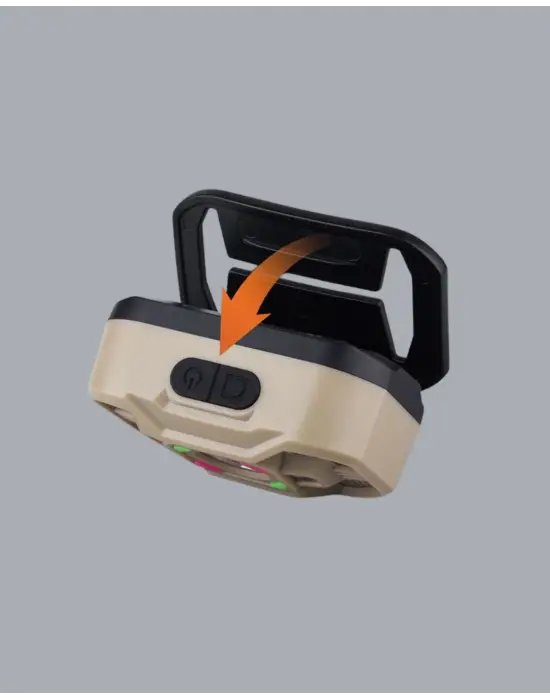 Şarjlı Wave Sensörlü Led Kafa Feneri Outdoor Kullanım