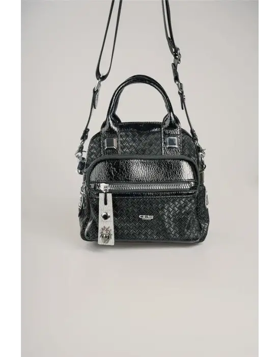 Şaty Siyah Cilt Ve Omuz Çantası