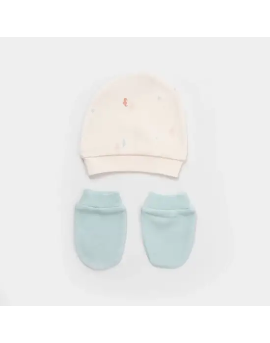 Omarı Hassas Ciltler İçin Doğal Renklerde Bebek Kıyafet Seti