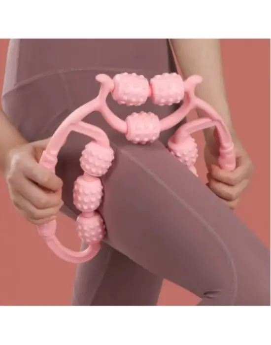 Selülit Masaj Aleti 9 Tekerlekli Lenf Drenaj Rulosu