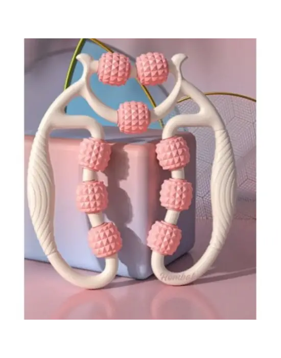 Selülit Masaj Aleti 9 Tekerlekli Lenf Drenaj Rulosu