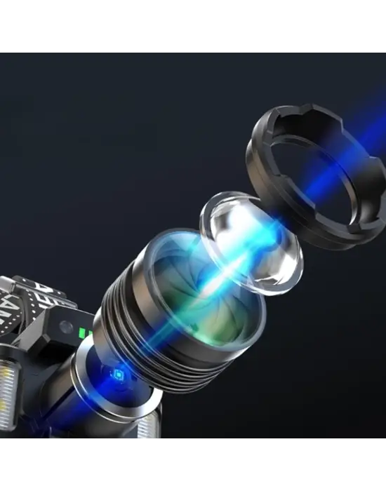 Sensörlü Cree Tg Led  Şarjlı Kafa Lambası  Wt-625