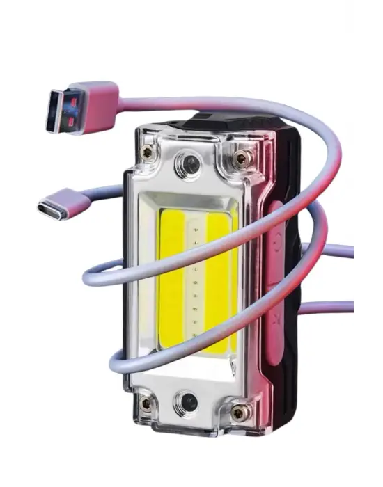 Sensörlü Kamp Lambası Ayarlanabilir Kafa Lambası Kafa Bantlı