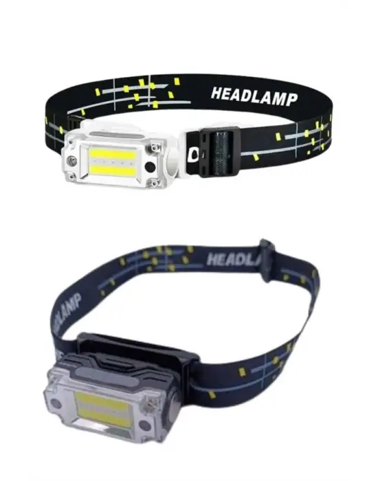Sensörlü Kamp Lambası Ayarlanabilir Kafa Lambası Kafa Bantlı