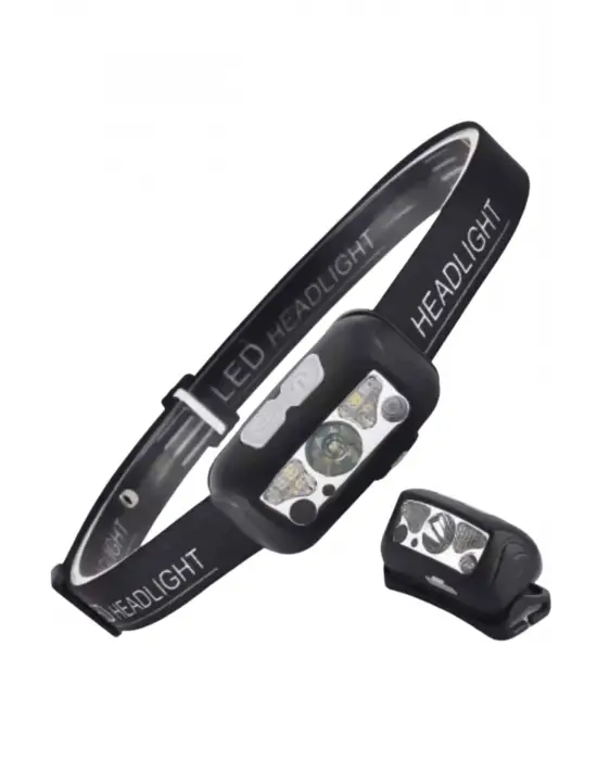 Sensörlü Şarjlı Type-c Şarj Işıklı Kafa Lambası Kamp Lambası