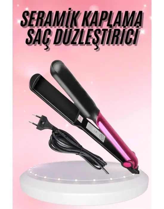 Seramik Düzleştirici İyon Özellikli Profesyonel Günlük Kullanımı Uygun
