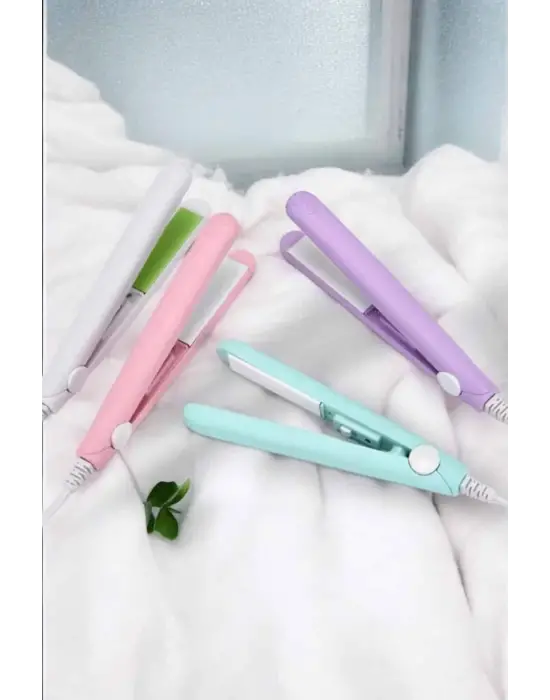 Seramik Kaplama Taşınabilir Mini Saç Düzleştirici Seyahat Dostu Tasarım