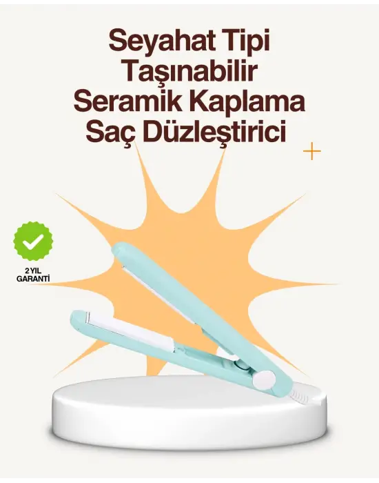 Seramik Kaplamalı, Saç Hasarını Azaltan Kısa Saçlara Uygun Bukle Maşası
