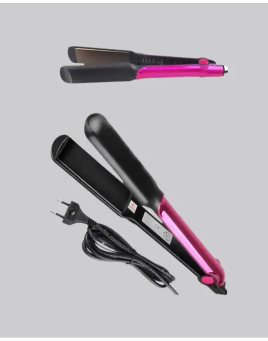 Seramik Plakalı Saç Düzleştirici – Plaka Kilitli Ve Elektriklenme Önleyici