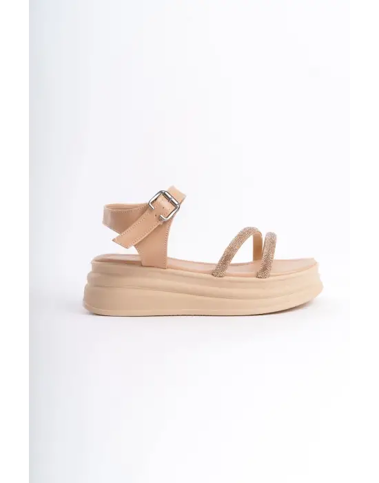 Şeritli Rahat Tabanlı Ayakkabı