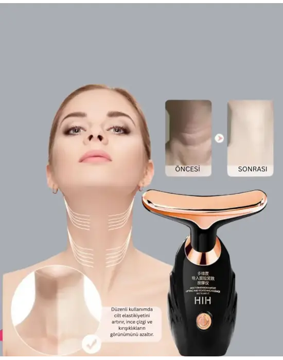 Serum Emilimini Artıran Yüz Masaj Cihazı