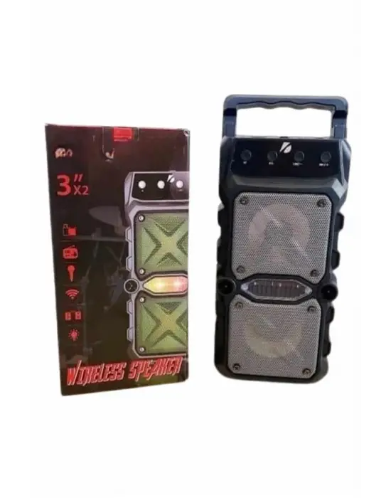 Ses Bombası Kablosuz Bluetooth Hoparlör Çift Çıkışlı Yüksek Ses Kaliteli Hoparlör