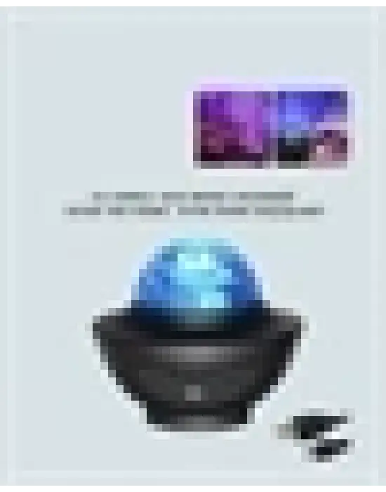 Sesle Aktive Olabilen Uzaktan Kumandalı Ayarlanabilir Galaxy Gece Lambası