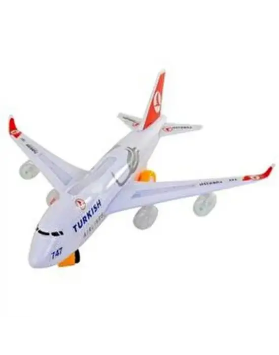 Sesli Işıklı Yerde Gezen THY Uçak - Boing 747