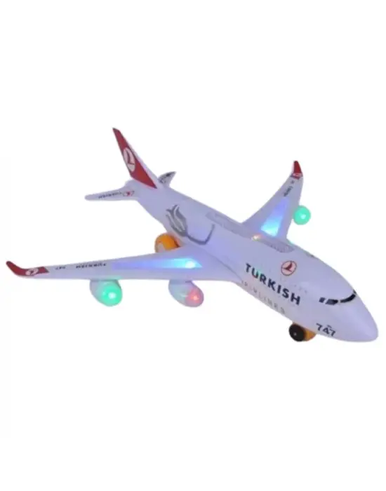 Sesli Işıklı Yerde Gezen THY Uçak - Boing 747