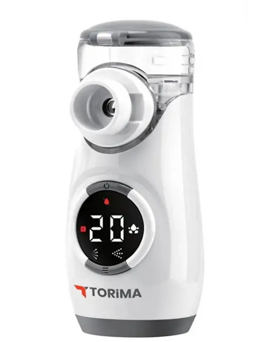 Sessiz Kademeli Dijital Ekranlı Usb Şarjlı Mesh Nebulizatör Cihazı