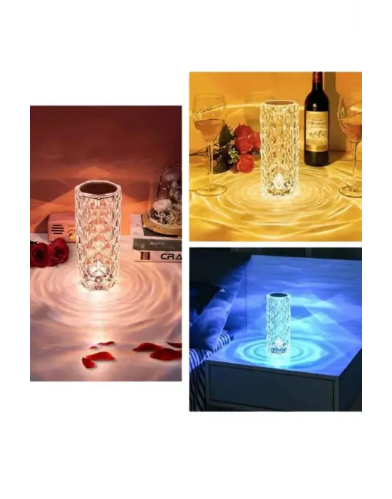 Sevgililer Günü İçin Hediye Kristal Lamba Sevgiliye Hediye Usb Şarjlı Gece Lambası