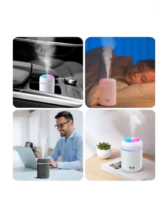 Sevgiliye Hediye Led Işıklı Hava Nemlendirici Usb Şarjlı Sevgiliye Özel