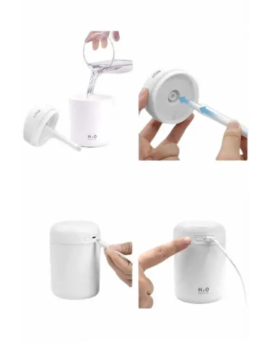 Sevgiliye Hediye Led Işıklı Hava Nemlendirici Usb Şarjlı Sevgiliye Özel