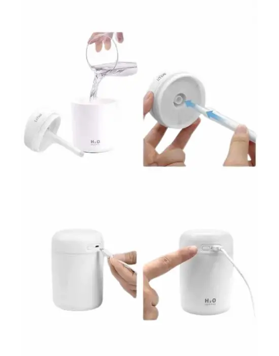 Sevgiliye Hediye Led Işıklı Hava Nemlendirici Usb Şarjlı Sevgiliye Özel