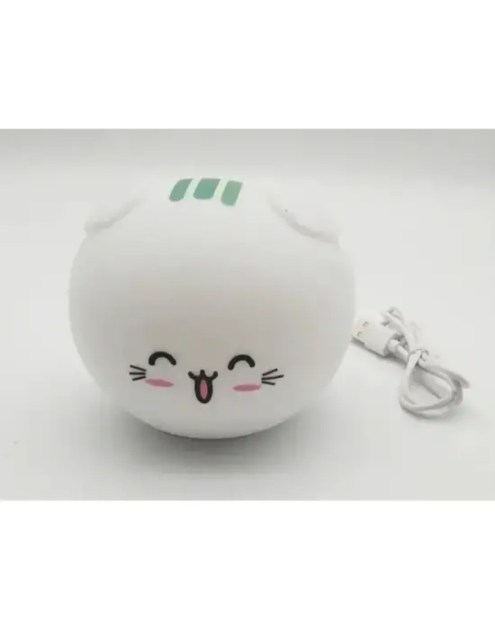 Sevimli Kedi Temalı Dokunmatik Gece Lambası