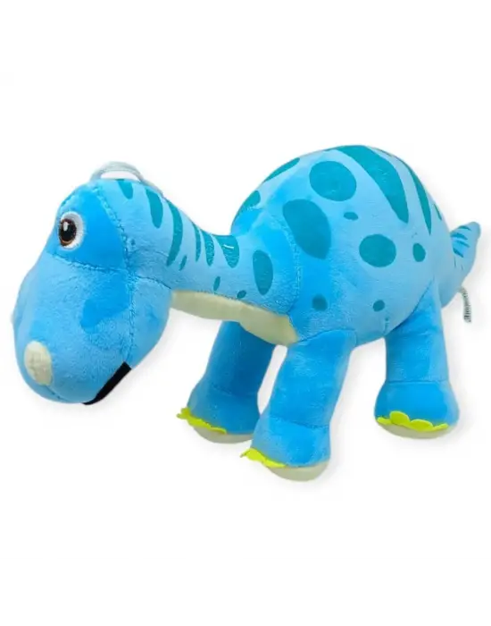 Sevimli Peluş Dinazor Turko Dino 35 cm - Mavi