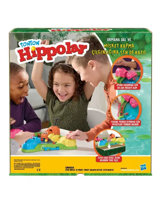 Omarı Yumuşak Peluş Tonton Hipopotam