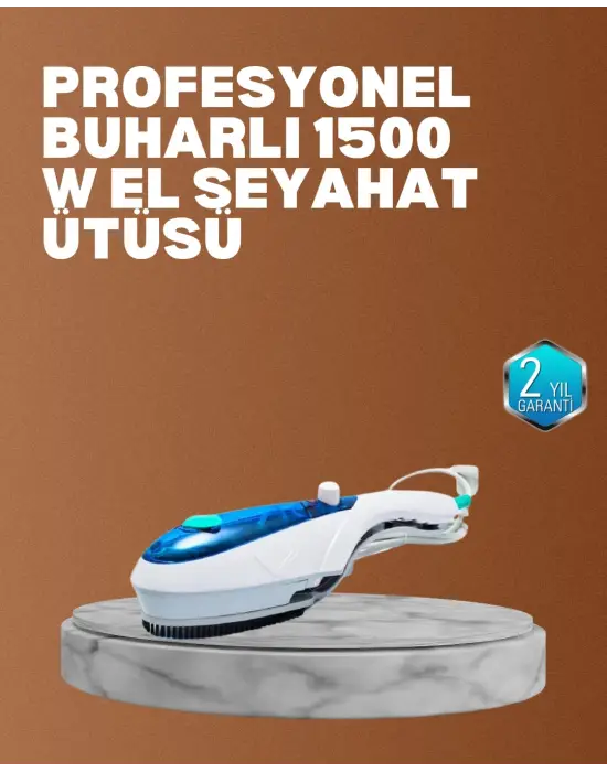 Seyahat Tipi Buharlı Ütü Portatif Kırışıklık Açıcı