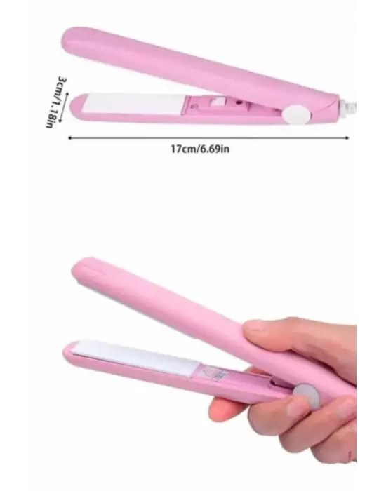 Seyahat Tipi Taşınabilir Saç Düzleştirici Saç Şekillendirici Yüksek Isı Ayarlı