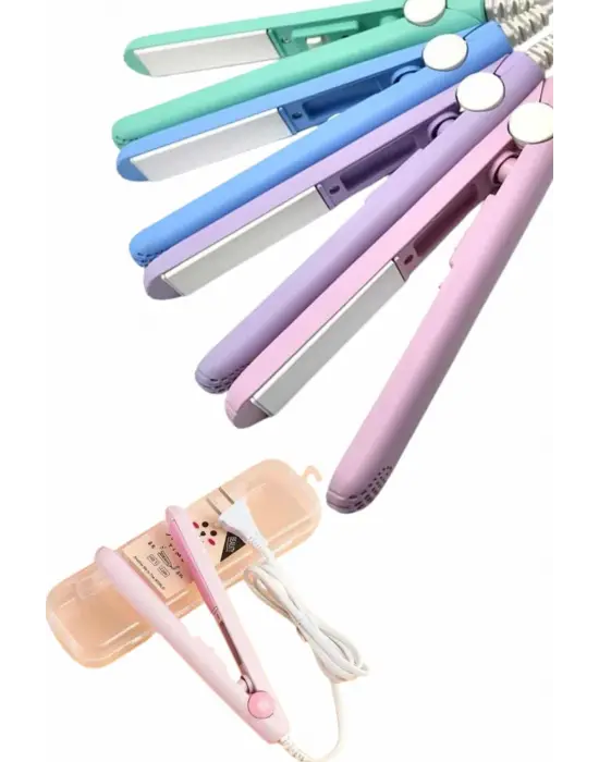 Seyahat Tipi Taşınabilir Saç Düzleştirici Saç Şekillendirici Yüksek Isı Ayarlı