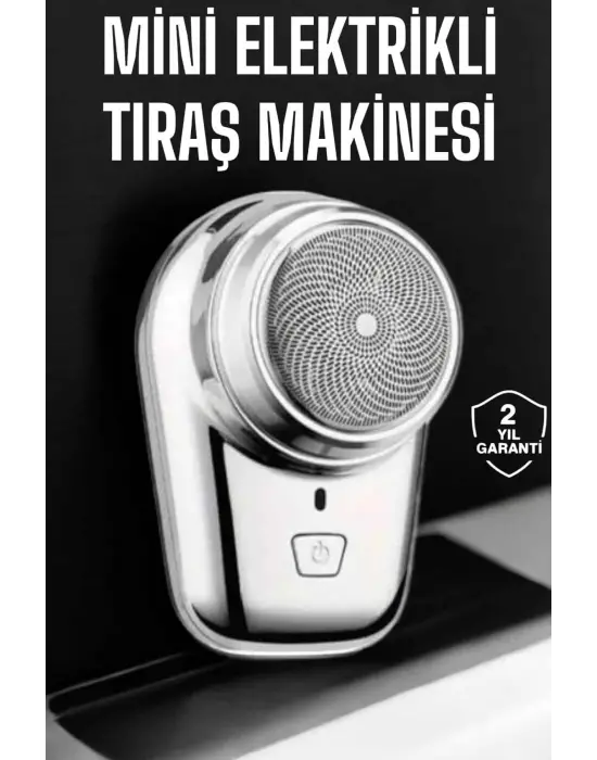 Seyahat Tipi Tıraş Makinesi Taşınabilir Kablosuz Mini Paslanmaz Çelik