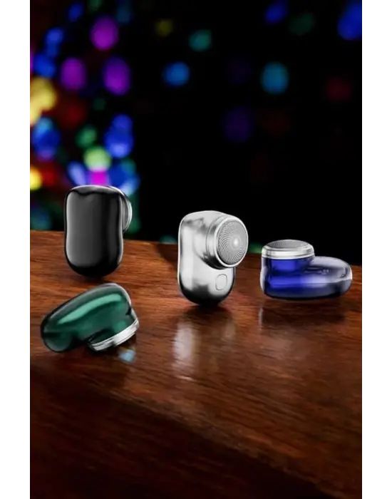 Seyahat Tipi Tıraş Makinesi Taşınabilir Kablosuz Mini Paslanmaz Çelik