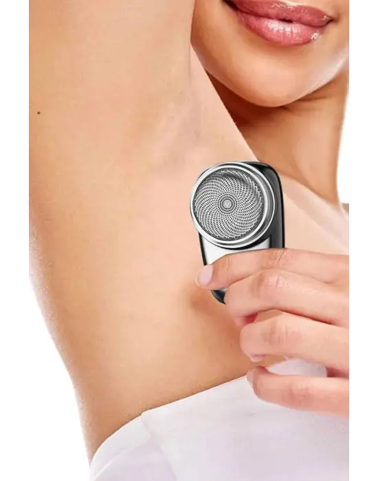 Seyahat Tipi Tıraş Makinesi Taşınabilir Kablosuz Mini Paslanmaz Çelik