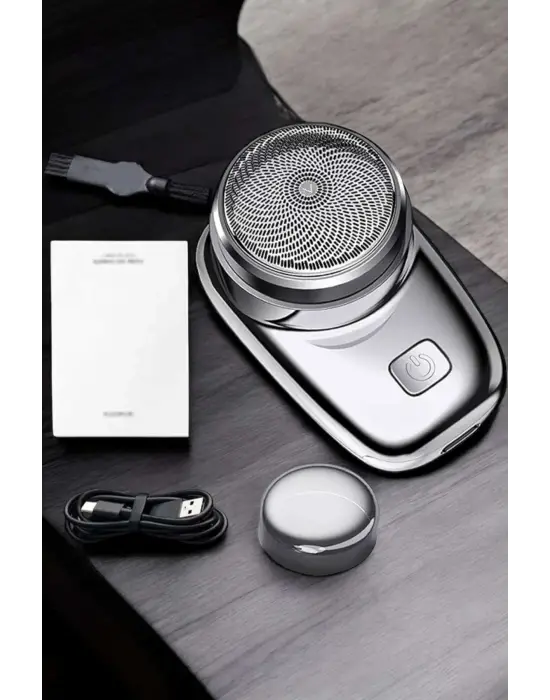 Seyahat Tipi Tıraş Makinesi Taşınabilir Kablosuz Mini Paslanmaz Çelik