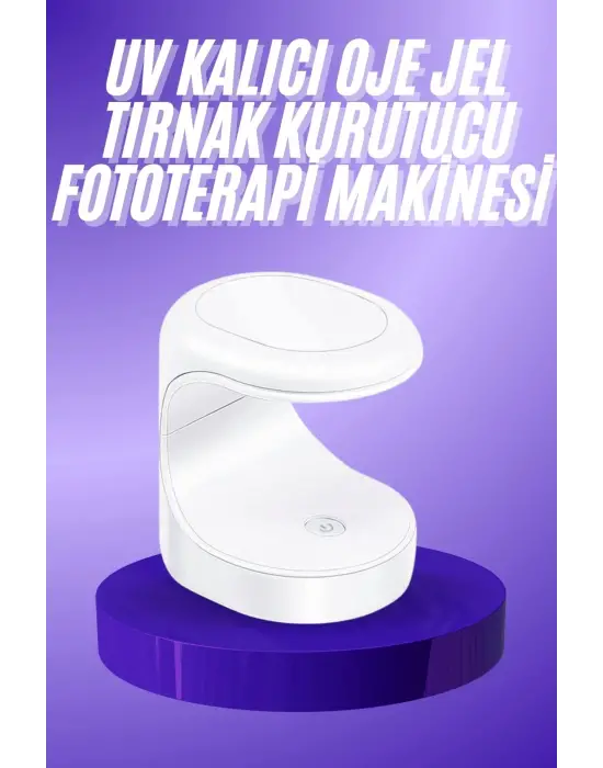 Seyehat Tipi Mini Oje Kurutucu Ultraviole Mor Işık Protez Tırnak Kurutucu