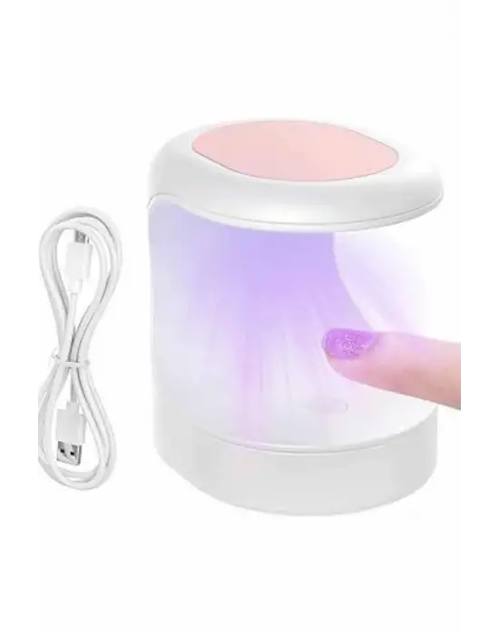 Seyehat Tipi Mini Oje Kurutucu Ultraviole Mor Işık Protez Tırnak Kurutucu