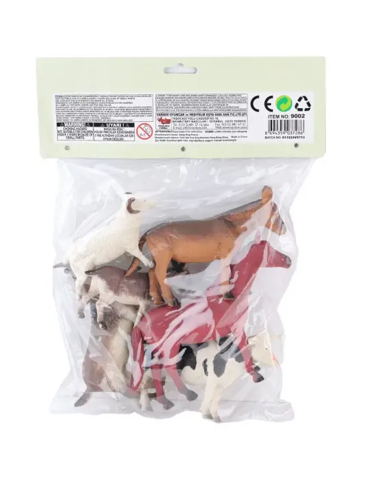 Omarı Çocuklar için Eğlenceli Dinozor Temalı Poşetli Oyuncak Set