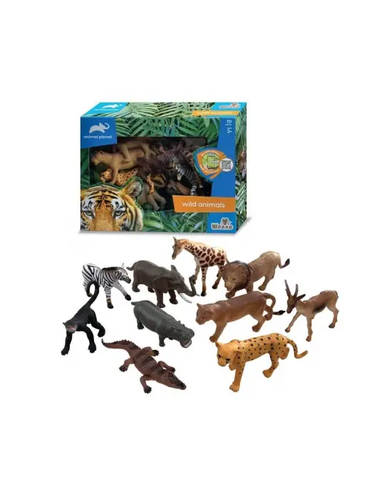 Omarı 10 Parça Çocuk Hayvan Figür Seti